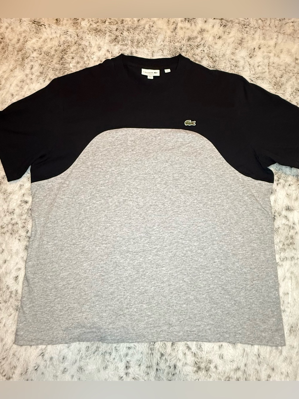 Lacoste Men's 100% Cotton Jersey Colorblock T-Shirt | XL